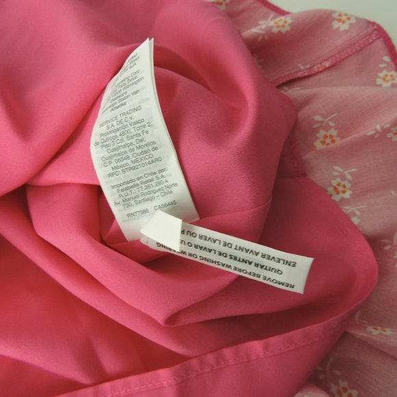 J Crew Re-Imagined Dress faux wrap pink floral - Picture 12 of 12